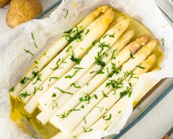 Spargel aus dem Ofen